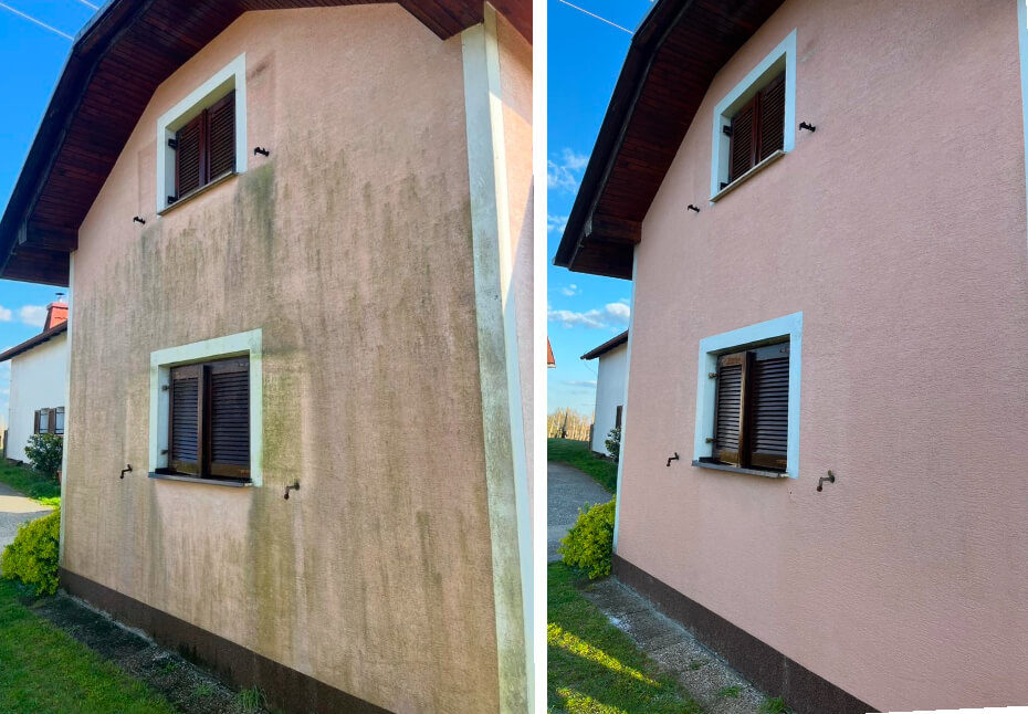 Čiščenje in impregnacija fasad Sureclean po vsej Sloveniji