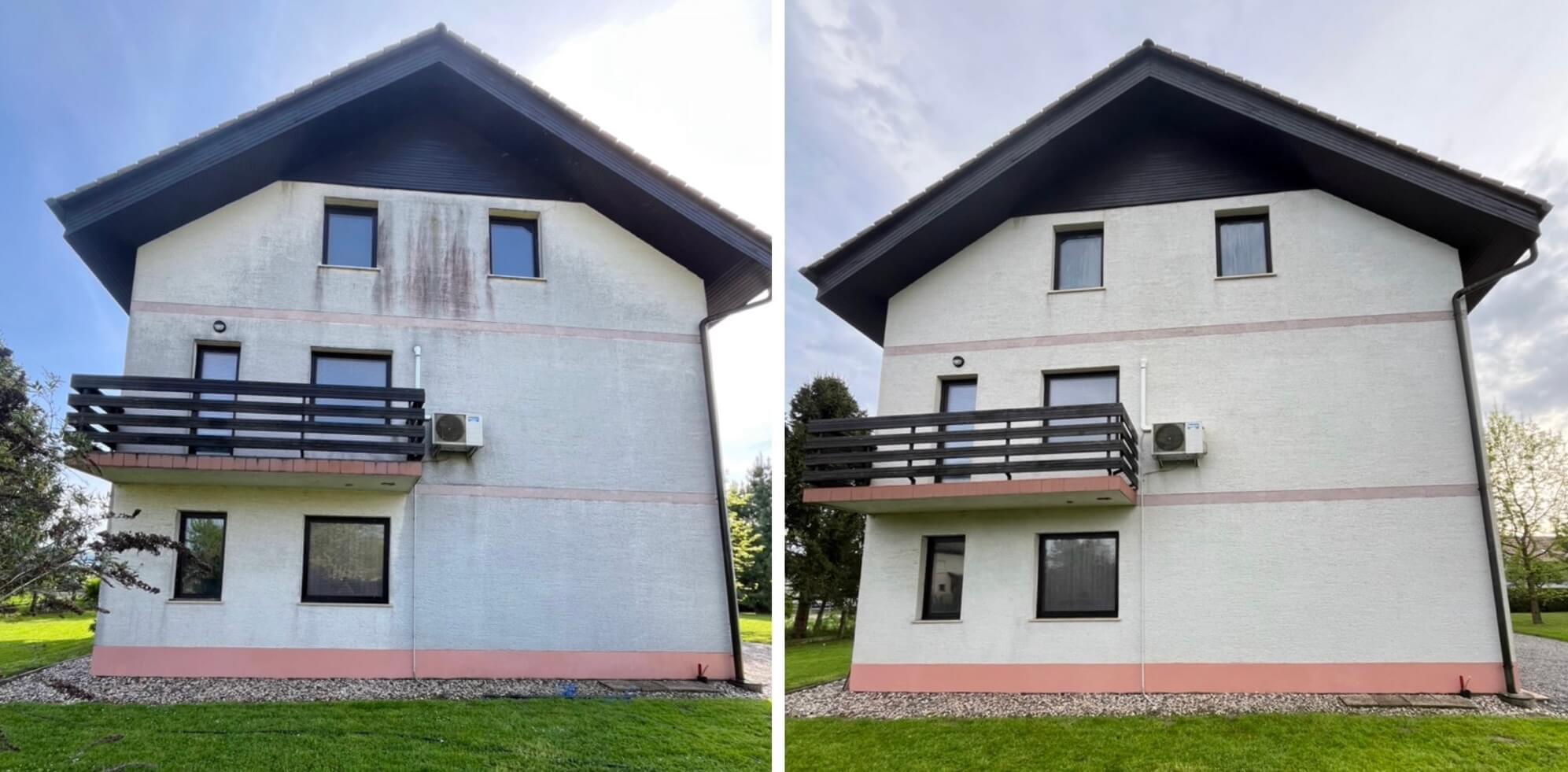 Strokovno odstranimo alge iz tvoje fasade