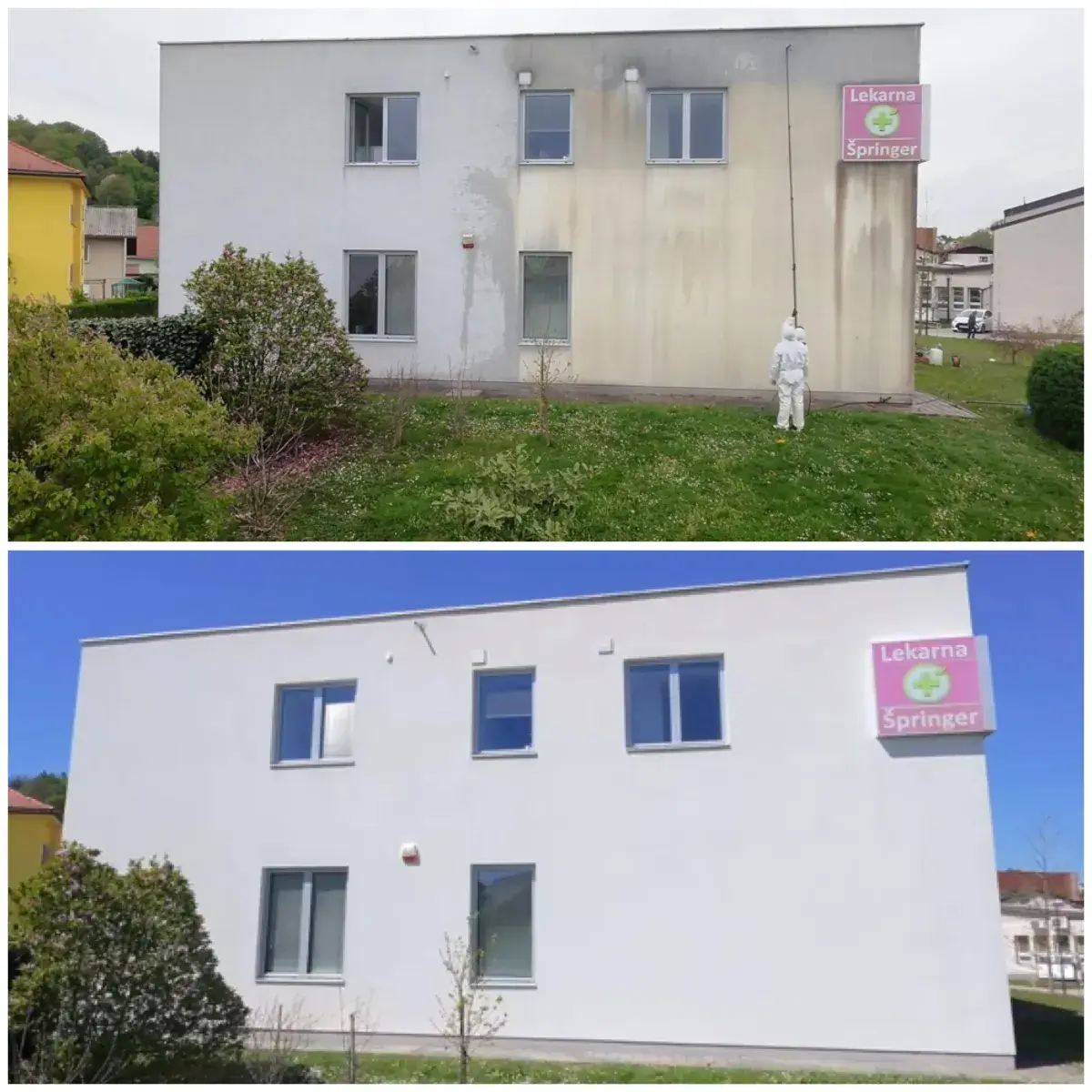 Čiščenje fasade Sureclean Ljubljana