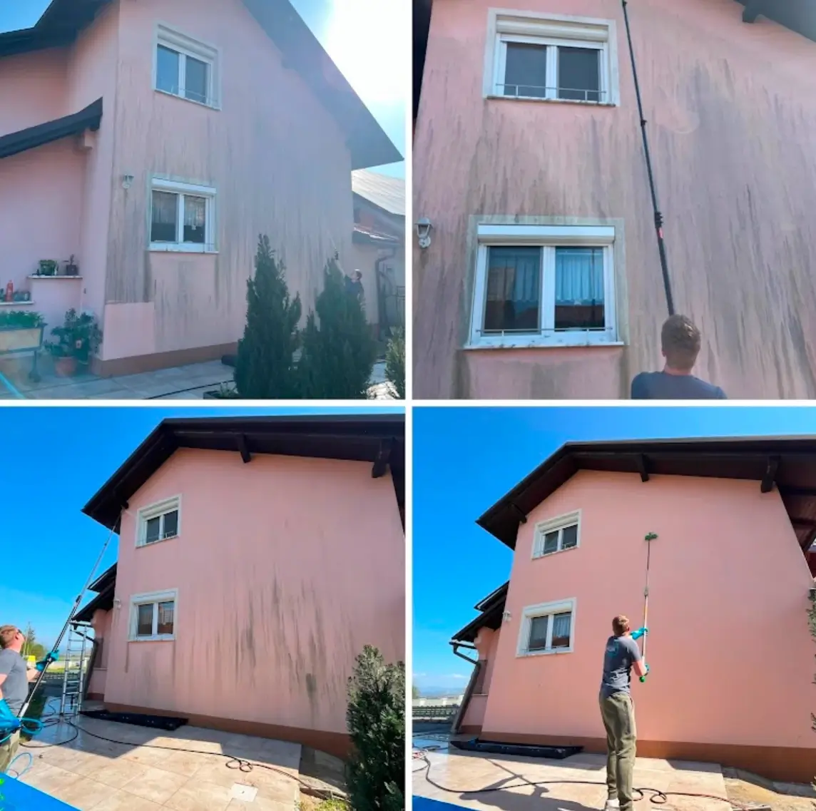 Strokovno čiščenje fasad Slovenija